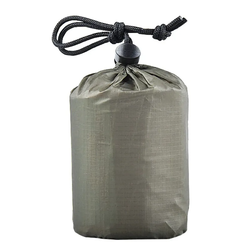 Открытый Кемпинг портативный и прочный мешок для хранения аварийный спальный мешок с кулиской мешок сжатый мешок
