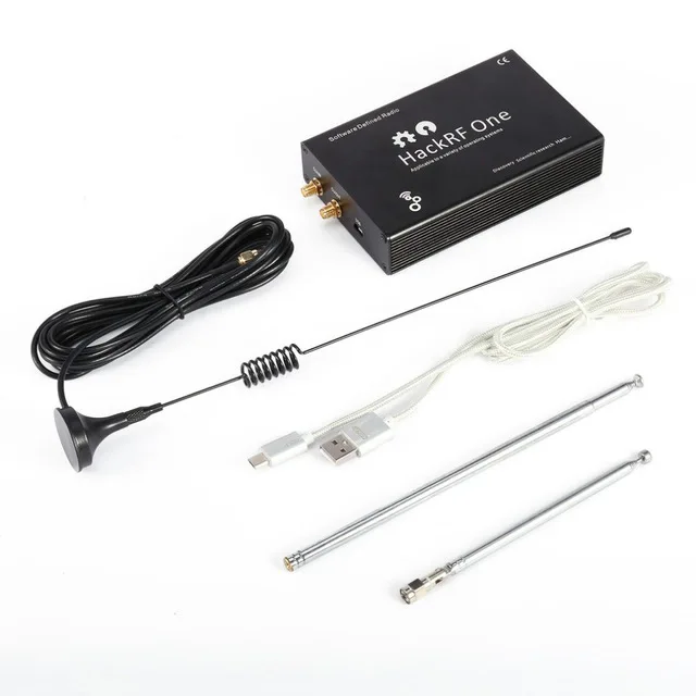 - HackRF One usb platform reception of signals RTL SDR Software Defined Radio 1MHz to 6GHz software demo boardMetal case Antena