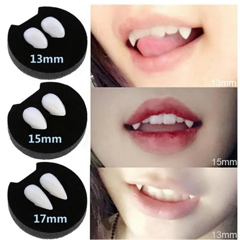 

Novelty Horrific Funny Clown Dress Fangs Halloween Party Show Denture Mischief Props Zombie Devil Fangs Non-toxic Fake Teeth