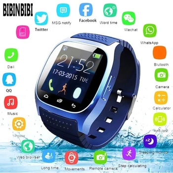 

Smart watch new waterproof Bluetooth M26 Smart Watch Daily waterproof LED Display For Android Phone Sync Pedometer Smart Watch