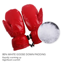 Пуховик на утином пуху Портативный теплые Водонепроницаемый ручной теплые аксессуары легкий практическая для отдыха на природе Пеший Туризм ручной теплый протектор