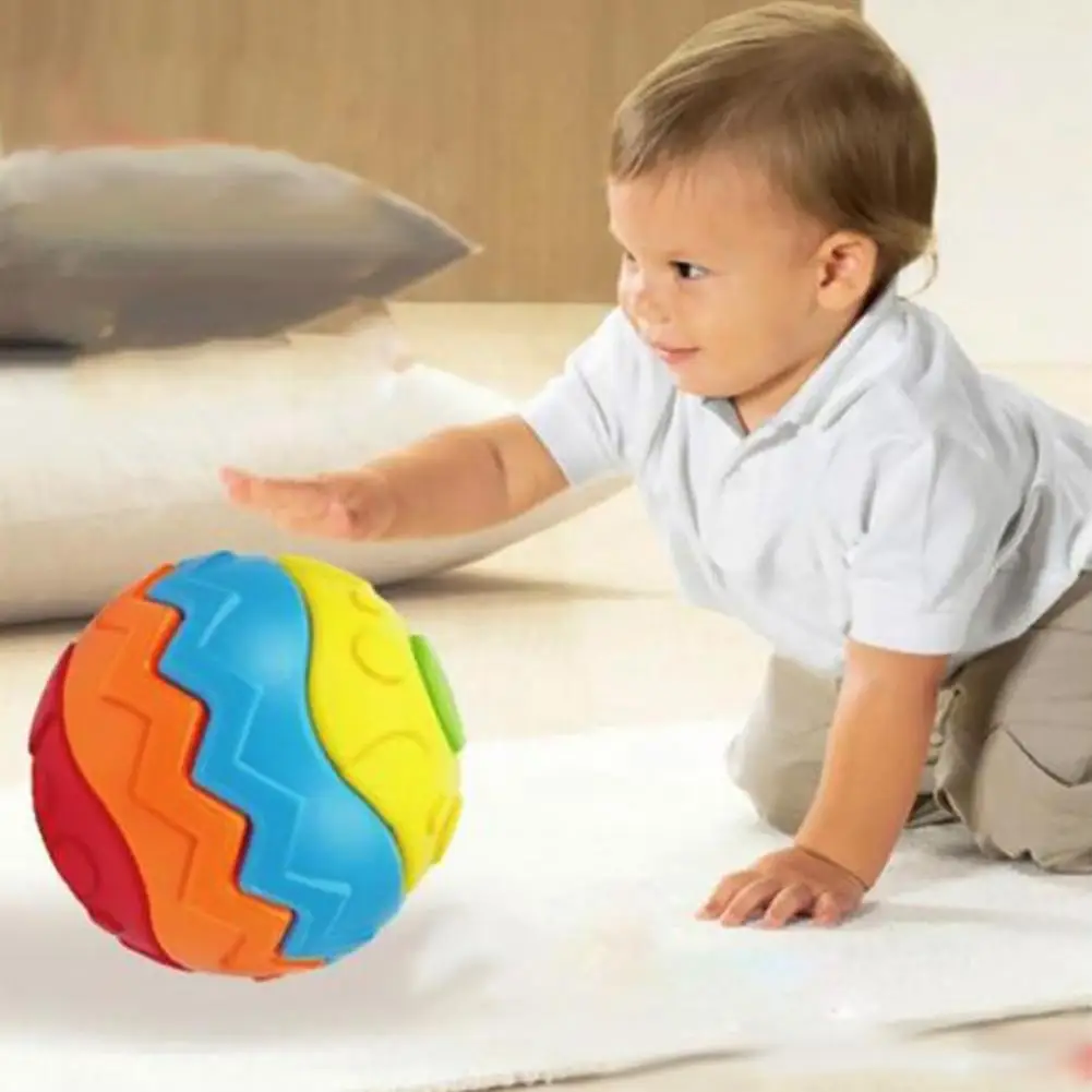 

Baby Hand Grasping Multicolor Deformation Assemble Ball Puzzles Educational Toy built the color cognition catch baby attentions