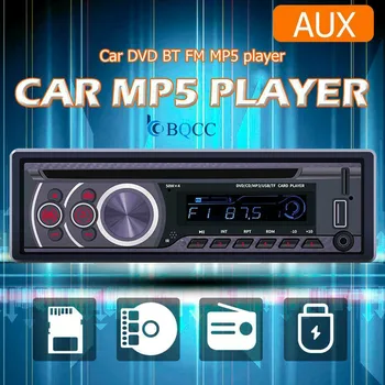 

1 Din Bluetooth Car Stereo Autoradio CD VCD DVD Player AUX USB FM Radio Receiver In Dash Head Unit