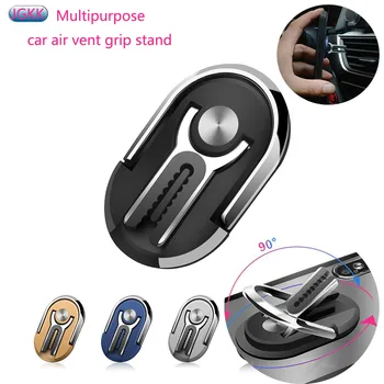 

360 Rotating Finger Ring Car Holder ForiPhone X XS 11 Pro Multipurpose Air Vent Mount Phone Holder Cell Phone Holder Stand