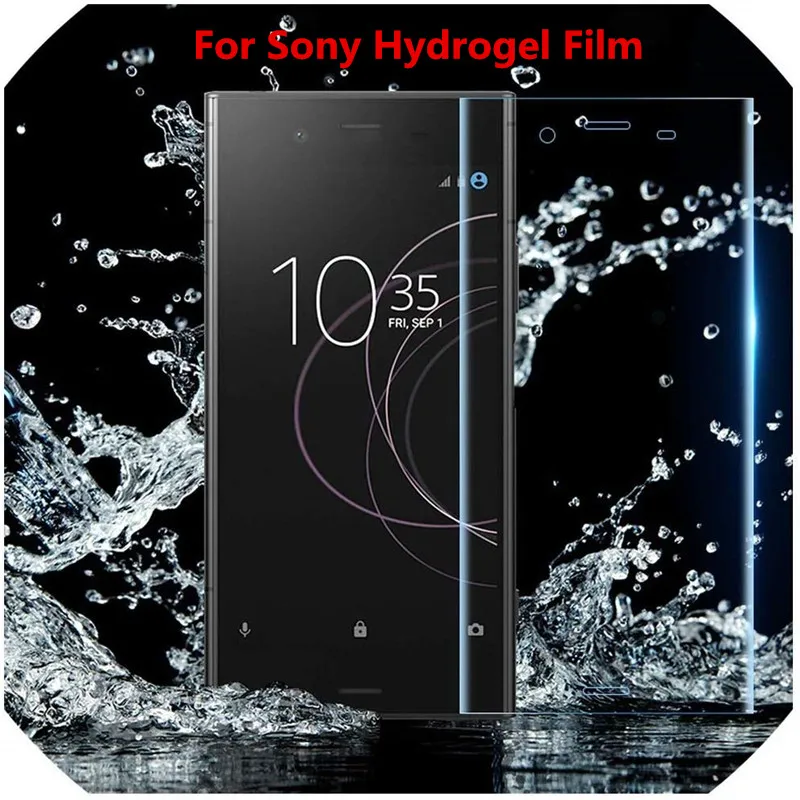 

Full Cover Screen Protector For Sony Xperia 1 10 XA2 plus XZ XZ2 Premium XZ1 Compact XA1 XA2 Ultra Silicone Hydrogel film