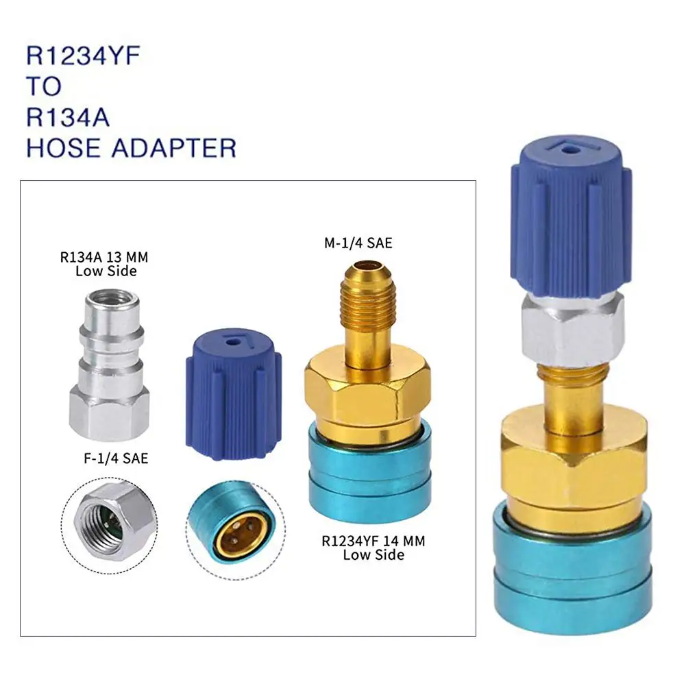 Переходник R1234YF на R134a с низкой стороны для быстрой смены автомобильного