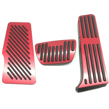

Anti-Slip No Drilling Aluminum Rest Brake and Gas Accelerator Pedal Covers for Camry 2018-2020 Foot Pedal Pads Kit