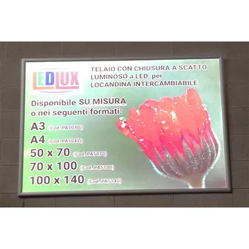 

LEDLUX PA5042 Led snap frame Lightbox frame bright A3 24V 25W Made In Italy customizable poster poster publi