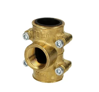 

1pc brass pipe fitting for air fuel gas tubing industrial tee type pipe fitting adapter connector reducer pipe joint