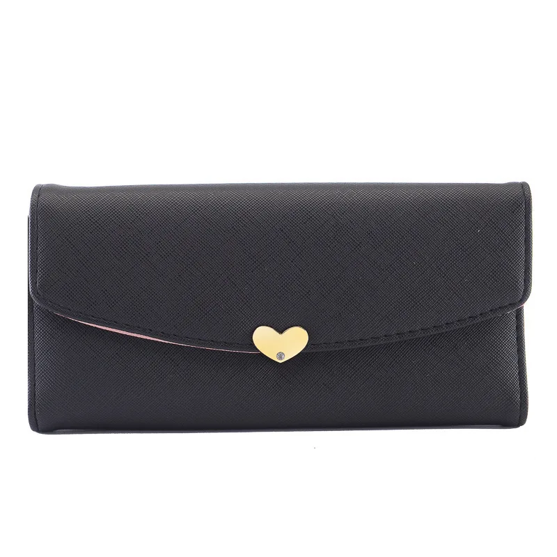 Женская модная новая сумка для мобильного телефона, женская маленькая простая Сумочка Wild, сумка через плечо, диагональная ручная сумка - Цвет: 554 Black