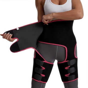 

women Trimmer Leg Shapers Slender Slimming Belt Neoprene Sweat Shapewear Muscles Band Thigh Slimmer Wrap lage size 2020