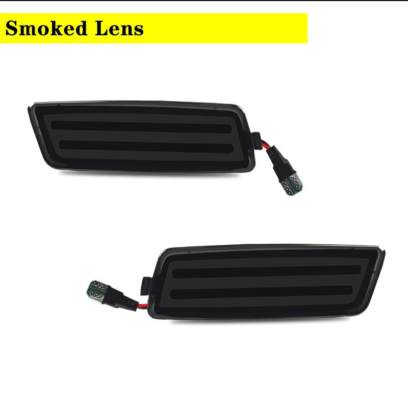 Amber LED Bumper Side Marker Light For Volkswagen 2006-2009 MK5 Golf/GTI Rabbit,
