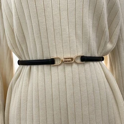 HOT Fashion PU Leather adjust Belts For Women Solid Corset Belt dress All-match New Design thin Waistband party coat accessories
