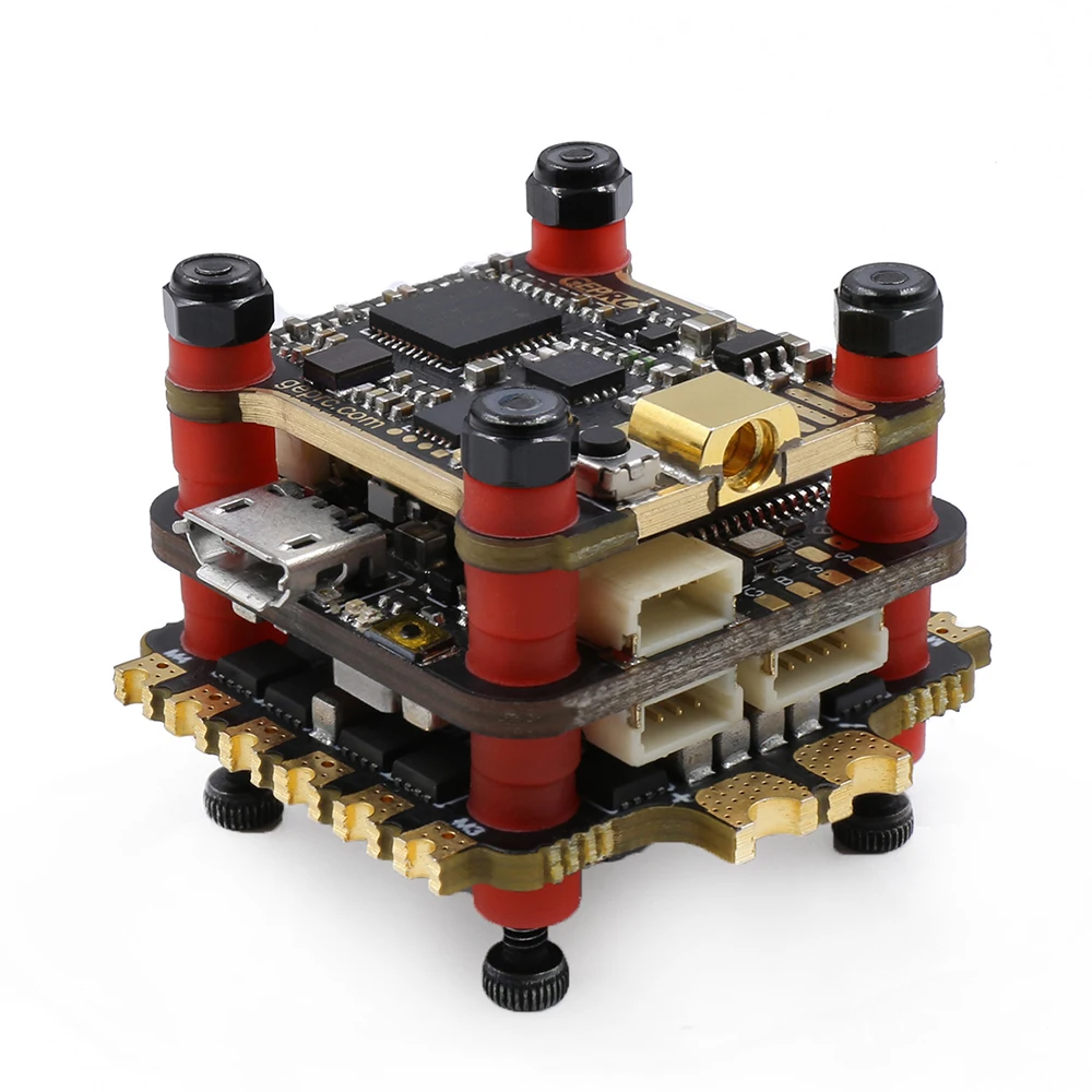 

Geprc Stable Pro F7 Stack Dual Gyro F7 Flight Controller with 35A BLheli_32 4in1 ESC and 5.8G 500mW VTX for FPV RC Racing Drone