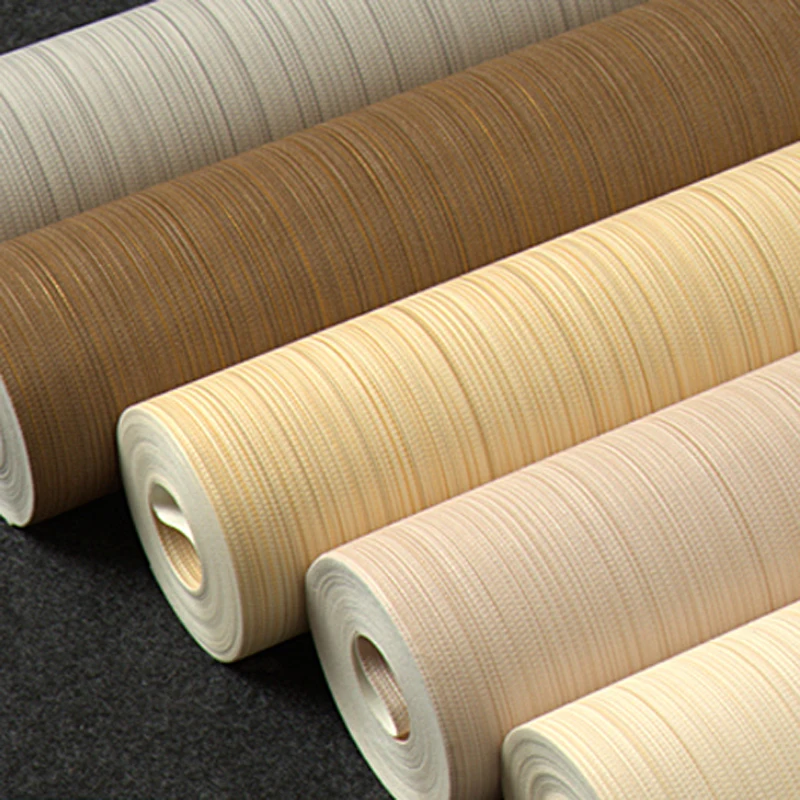 Solid Modern Color Straw Wallpaper Roll Vertical Strip Plain Pvc Waterproof Line Wall Paper For Walls Vinyl Wallpaper Home Decor 2023 summer kids straw hat fashion baby bukcet hat chidlren panama caps girls outdoor travel beach caps
