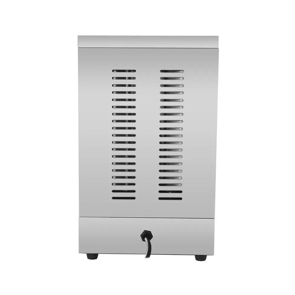 Gzzt Shawarma Gyro BBQ Meat Machine Vertical Kebab Doner Meat Infrared Grill Stainless Steel 2Burners Rotisserie Broiler Cooking