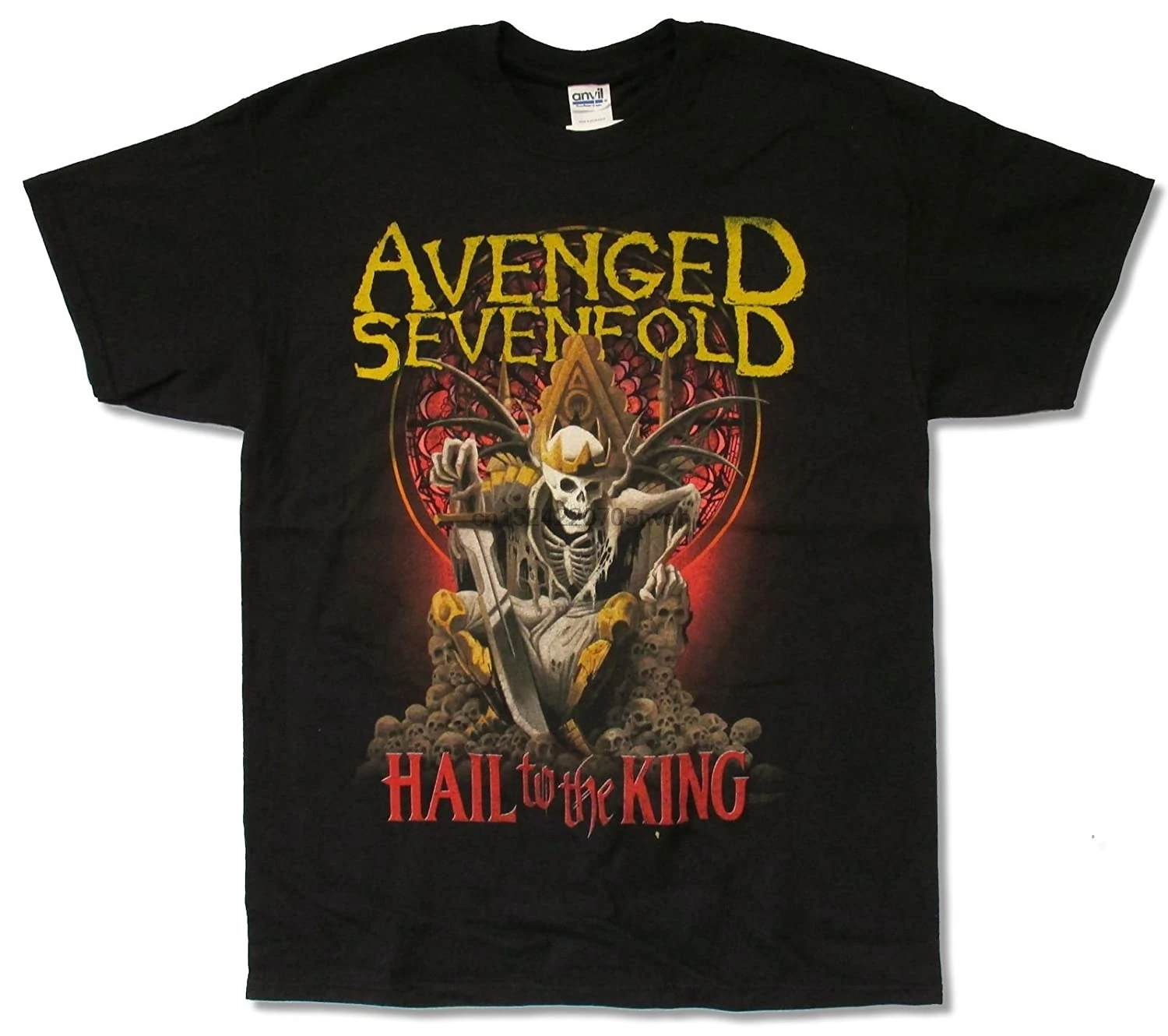 Avenged Sevenfold Day Rises Tour 2014 Black T-Shirt |