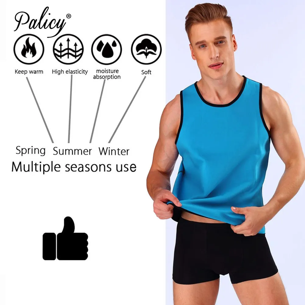 Неопреновое нижнее белье для мужчин моделирующий пояс коррекции фигуры жилет на