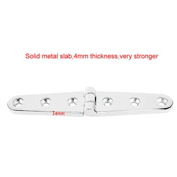 

2PCS Boat Hinge 28 * 153mm Marine Grade Door Butt Hinge 4 mm/0.16 inch