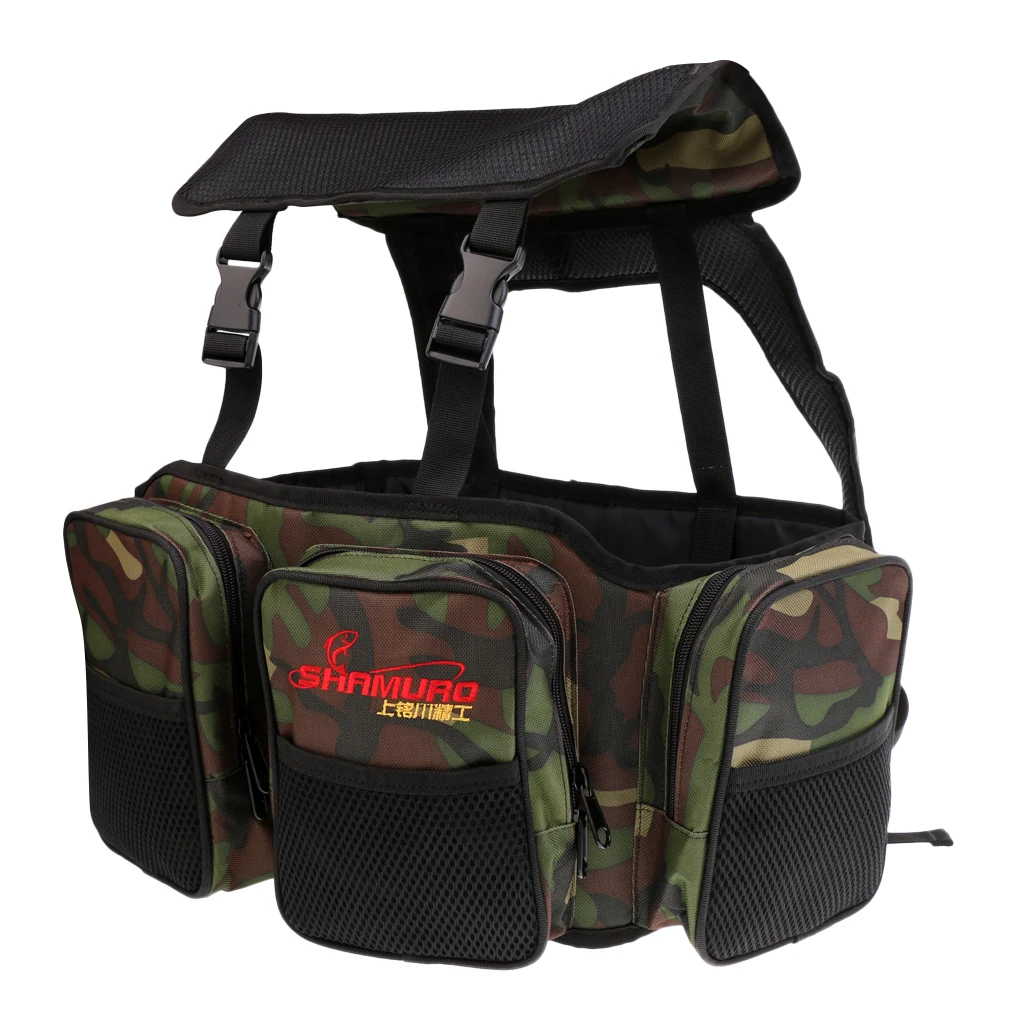 Fishing Seat Box Rucksack Harness Converter Overcoat Carp Fishing System