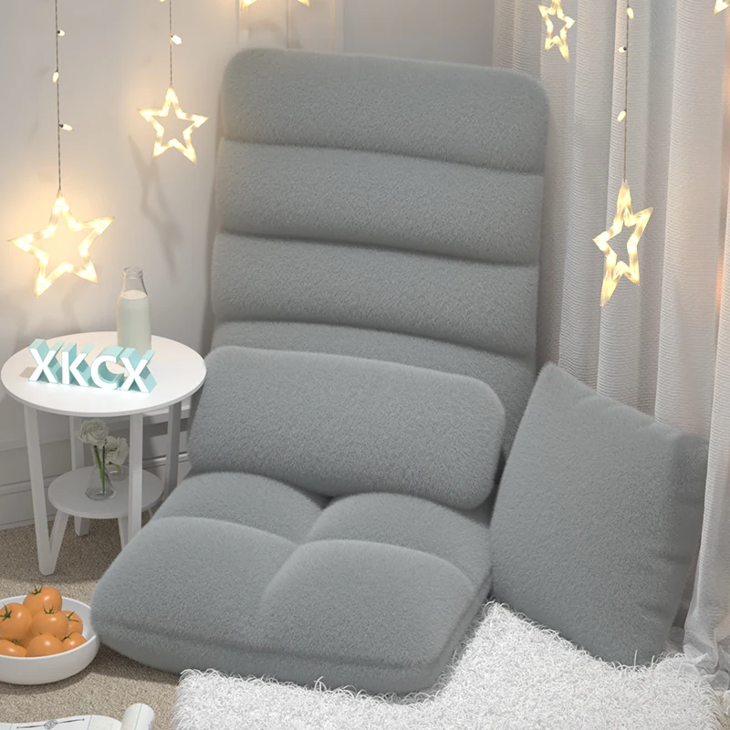 Portable Floor Chair Removable Couch Lounger Kids Transformable Folding Fabric Lazy Sofa Soft Padded Gaming Chair for Reading
