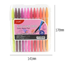 24 цвета Kawaii рисунок водостойкая ручка Fineliner скрапбукинга 0,3 мм цветные чернила дизайн ручка милый стационарный