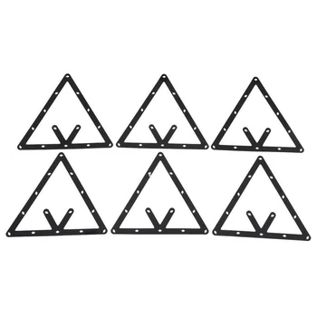 

6pcs/set 15ball Placing Space Saving Positioning Storage Reusable Accessory Hobby Ball Holder Thin Pool Table Billiard Rack