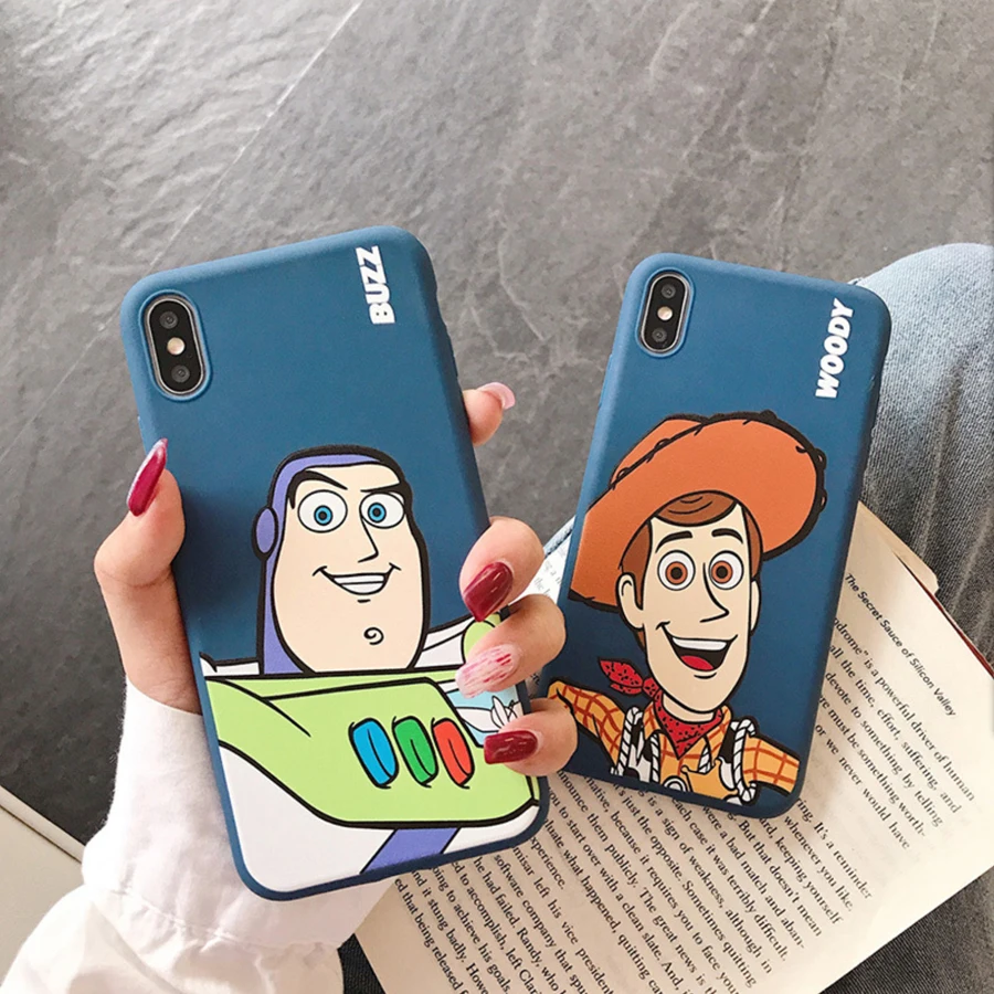 

TPU case iPhone11pro 11 6 6s 7 8plus coque iphones xr x xs max Cartoon cute girl fall-proof soft cover
