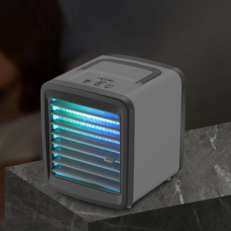 Хит!-Мини Портативный Usb кондиционер увлажнитель воздуха очиститель Светильник Настольный вентилятор охлаждения воздуха для офиса дома