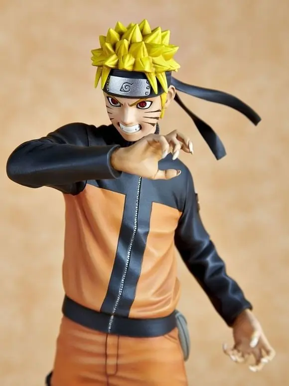 Наруто сасаке ниндзя Аниме Фигурка 26 см SHIPPUDEN UZUMAKI 1/6 масштаб Изменение Лица ПВХ фигурка Коллекционная модель игрушки куклы B19