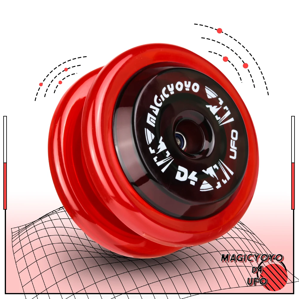 MAGICYOYOD4UFOResponsiveYoyoPlasticLoopingYoyoforKids
