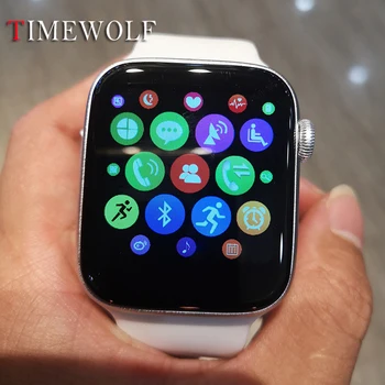 

Timewolf Smart Watch W34 1.54 Inch Full Touch Screen Smartwatch IWO IP68 Waterproof Smart Watch for Iphone IOS Android Phone