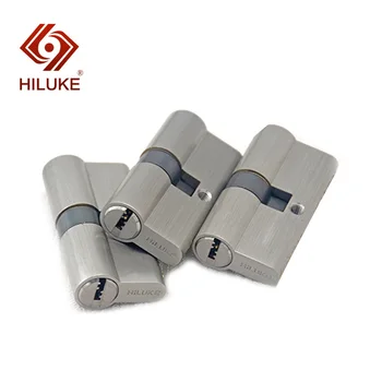

HILUKE brass door safe lock cylinder Europe stander 63mm high lock core secure key home wooden bedroom door