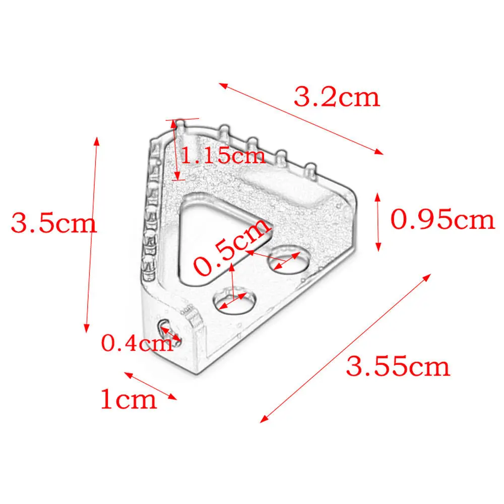 Наконечник педали тормоза мотоцикла для KTN 125 250 350 450 530 SX XC XCF XCW EXC EXCF|Подставки под
