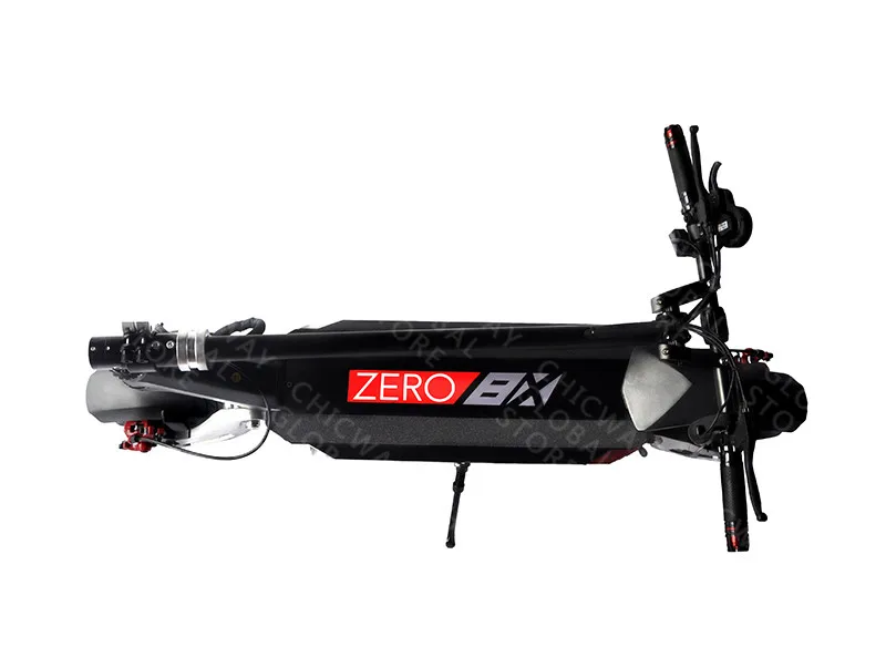 Бренд Zero 8X двухколесный скутер 52V 18AH, широкое колесо, складная ручка, 8 дюймов 800W* 2, высокая скорость 55 км/ч, срок службы батареи 40-60 км