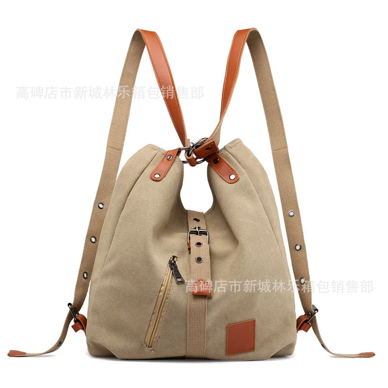 

Boutique Top Grade WOMEN'S Bag Fashion Multi-functional Canvas Shoulder Bag Leisure Bag Shoulder Bag Oblique Bag