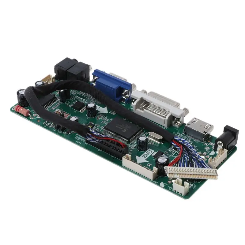 1 комплект HDMI+ VGA+ DVI+ аудио вход ЖК-плата контроллера для 1280x1024 ЖК-панель X3UB