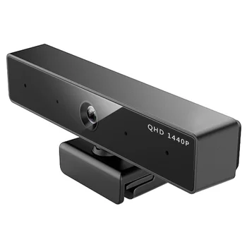 

2K HD wide angle webcam with microphone for live video conference for desktop with laptop and all in one computer USB web camera