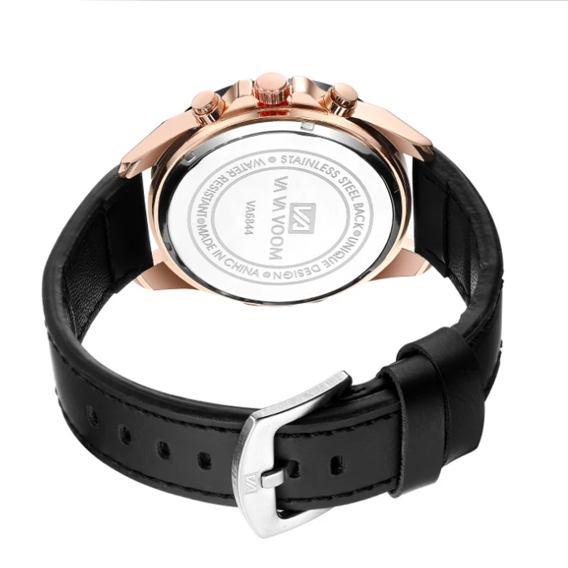 Men's Business Waterproof Calendar Outdoor Sports Belt Student Watch Small Three Needle Luminous Multi-Functional Quartz Watch