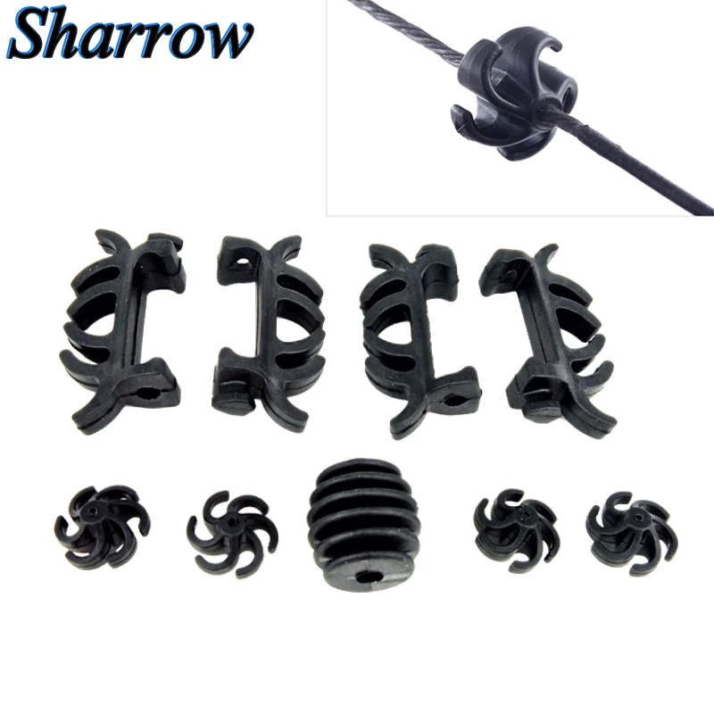 

Compound Bow Hunting Stabilizer Combo Kits Archery Bow Limbs,string,String Stop Bracket Rubber Damper Silencer Set for Shooting