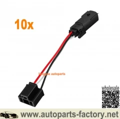 Longyue 10 шт. Plug &amp Play h4 светодиодные фары адаптер для проводки 2018-2019 Jeep Wrangler JL 6&quot |