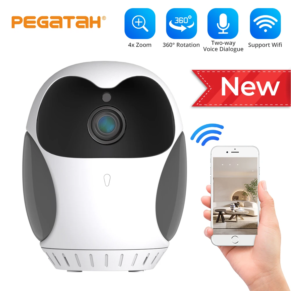 

Super Mini IP Camera 1080P Wifi Camera Video Surveillance Baby Monitor Camera 360 PTZ Night Vision IP Cameras Home Security Cam