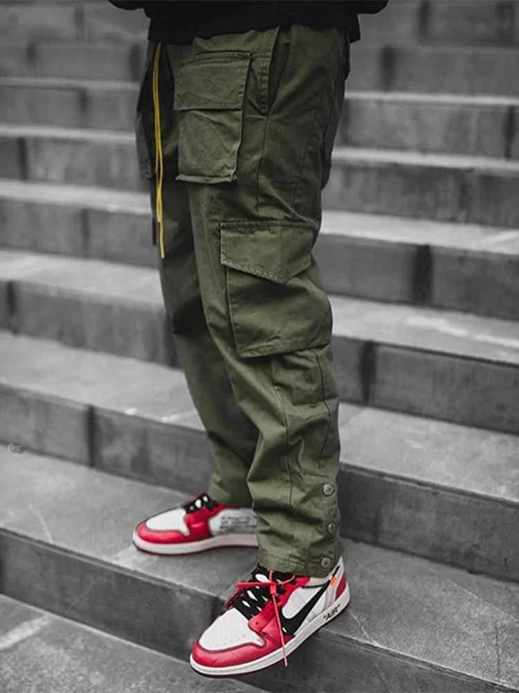 Pants and jeans Y-3 Utility Cuffed Cargo Pants Black | Footshop