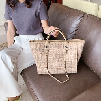 

Luxury Handbags Women Canvas Shoulder Bags Fashion Designer Ladies Large Capacity Messenger Bag High Quality Female Tote Handbag