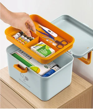 

Household Pill Box Medical Organizer Pill Container Medicine Box Travel Drugs Container Pill Case Holder Easy to Carry