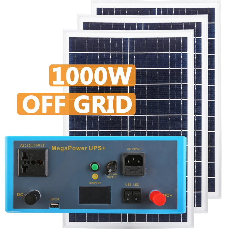 

20 percent discount high quality Energy saving 1000w Off grid whole solar power system home