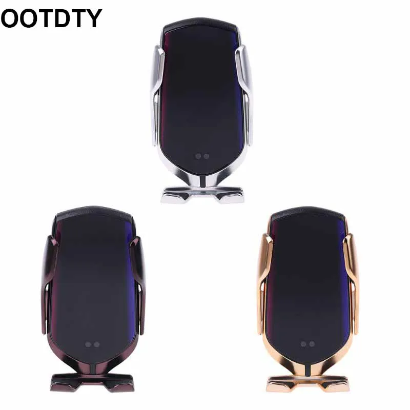 

Smart Automatic Upgraded Version R2 Infrared Sensor Car Phone Holder Clamping Air Vent 10W Fast Charging Wireless Chargers