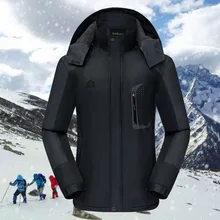 Зимние мужские и женские куртки для катания на лыжах, водонепроницаемая зимняя куртка, термопальто для улицы, для горного сноуборда, ветрозащитные походные куртки размера плюс
