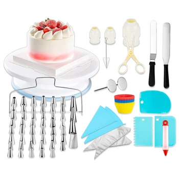 

106pcs Baking Supplies Kit DIY Cake Making Cupcake Decorating Icing Set Cooking Tools HUG-Deals