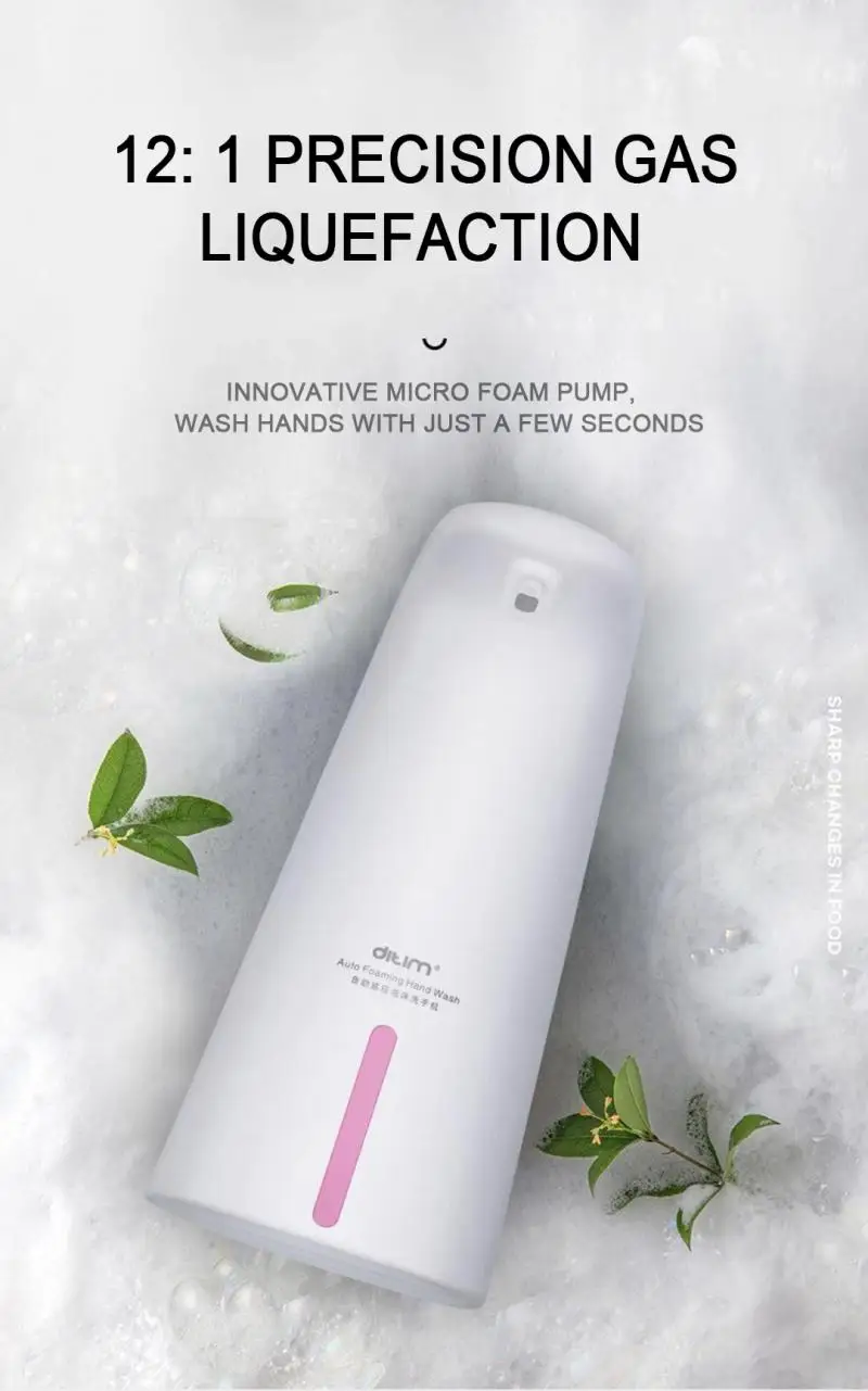 Automatic Soap Dispenser Touchless Hand Sanitizer Bathroom Dispenser Smart Sensor Foam Liquid Soap Dispenser For Kitchen Automatic Soap Dispenser Touchless Hand Sanitizer Bathroom Dispenser Smart Sensor Foam Liquid Soap Dispenser For Kitchen